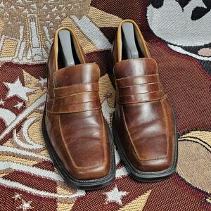 Bed Stu Flush Men's Size 11 Brown Leather Slip On Loafers Shoes Bed | Stu